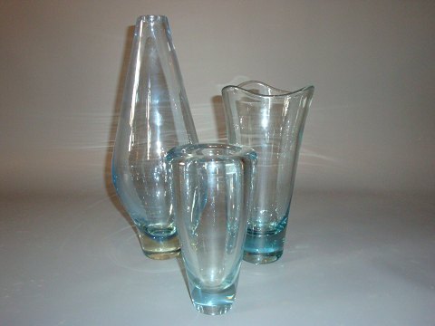 Holmegaard glass vases - 3 pcs. 
5000m2 Showroom.