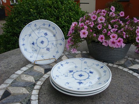 Blue fluted B&G 
Nr. 1007.
Lunch plates.
5000m2 Showroom.