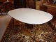 white Piet Hegn  super elipse  table 135 * 90 * 52 in perfect condition 5000 m2 
showroom