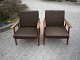 A couple of easy chairs designed by Hans Wegner Generation Getama furniture 
factory 5000 m2 showroom