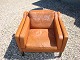 recliner in cognac colored leather in perfect condition Danish design from 1960 
are 5000 m2 showroom