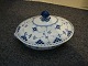 Potato Bowl in half lace Royal Copenhagen Blue fluted, No 622 in firsts.
5000m2 showroom.
