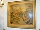 Large painting print with frame showing HC.Andersen  works 5000 m2 showroom
