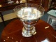 Great centerpiece in silver with glass height 32 cm and 30 cm in diameter in 
excellent condition 5000 m2 showroom
