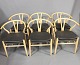 Six Wishbone or Y chairs, model CH24, designed by Hans J. Wegner.
5000m2 showroom.