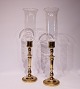 A pair of "Hurricane" candlesticks in brass, in great vintage condition from 
around the 1920-1930s.
5000m2 showroom.