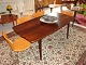 Dinnertable in brazilian rosenwood with one plate from Silkeborg furnitures
factory
5000 m2 showroom