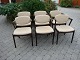 6 kai Christensen chairs in dark wood in good condition 5000 m2 showroom