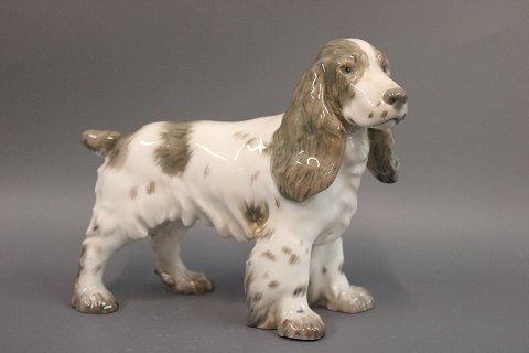 B&G figur nr. 2095 Cocker Spaniel. Design Laurtiz Jensen.
5000m2 udstilling.
