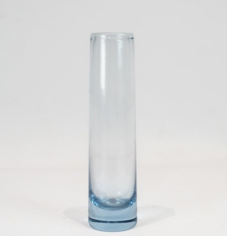 Compose hjem Bi Light blue glass vase by Per Lütken for Holmegaard. * 5000m2 showroom. -  Osted Antik & Design