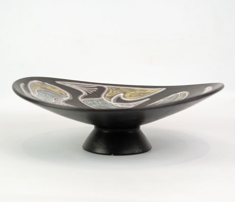 Platter on foot, Søholm ceramics, Holm Sørensen, 1950
Great condition
