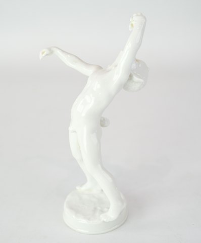 Figur, Dahl Jensen, Hvide farver, 1950
Flot stand
