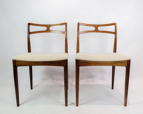 Set of 2 chairs - Model 94 - Johannes Andersen - Rosewood - Chr. Linnebergs 
Møbelfabrik - 1960
Great condition
