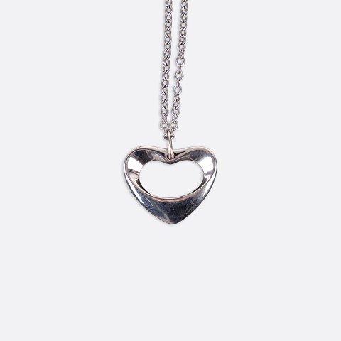 Pendant with Chain – Georg Jensen No. 152A – Hearts – 925 Sterling – Denmark
