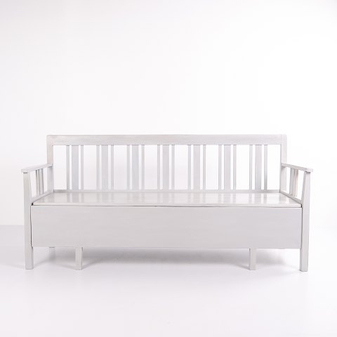 Swedish Bench – Grey Painted – Antique – Painted Pine – c. 1860s
Great condition

