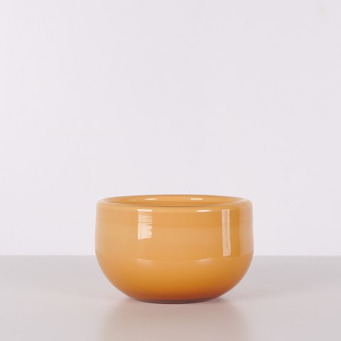 Glass Bowl – Palet – Yellow / Caramel – Michael Bang – Holmegaard