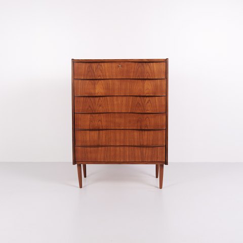 Chest of Drawers – Teak – 6 Drawers – 1950s