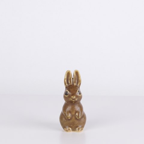 Knud Basse Rabbit Figure in Glazed Ceramic, Danish Design, 1960s