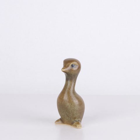 Knud Basse Bird Figure in Glazed Ceramic, Danish Design, 1960s