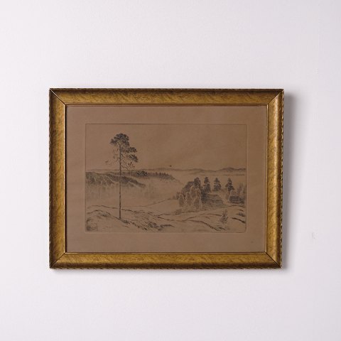Landscape print from the 1930s