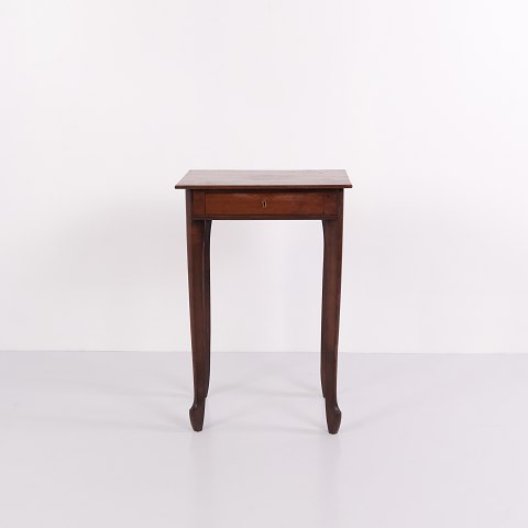 Mahogany Side Table with Drawer 1920s