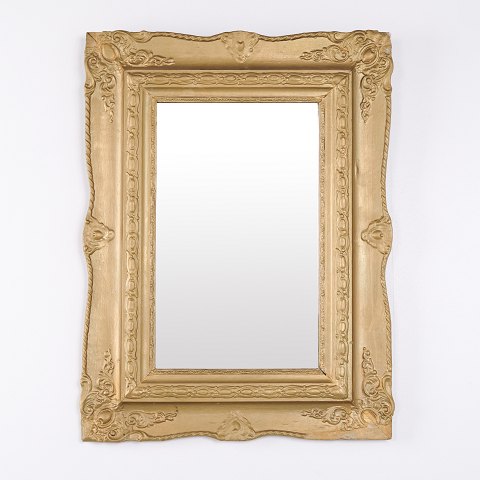 Antique Mirror with Gilded Frame 1890s