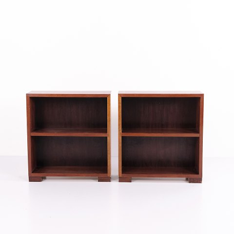 Pair of Mahogany Bookcases or Bedside Tables from the 1920s