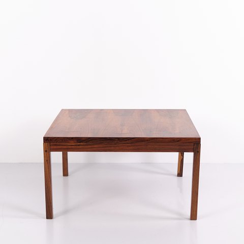 Square Rosewood Coffee Table Danish Design 1960s Restored