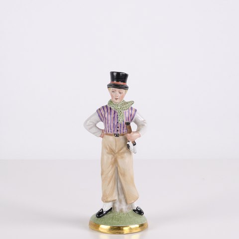 Vintage Porcelain Figurine of a Man
