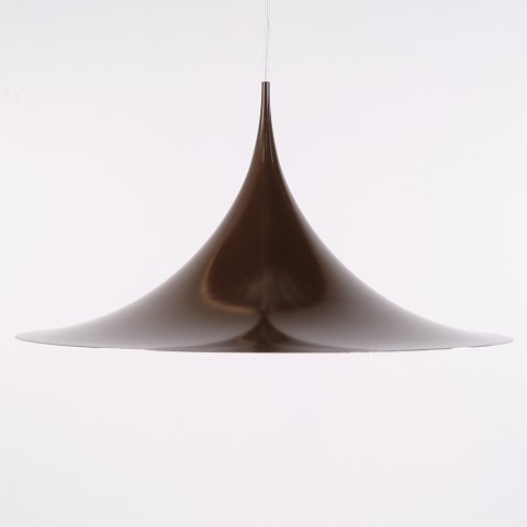 Claus Bonderup & Torsten Thorup Semi Pendant in Dark Brown by Fog & Mørup Ø60