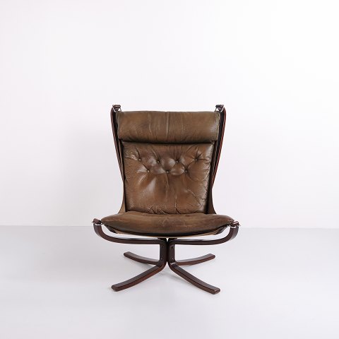 Sigurd Ressell Falcon Lounge Chair by Vatne Møbler Norway 1970s