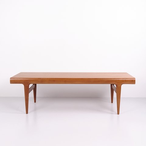 Johannes Andersen Teak Coffee Table with Built-In Drawers by Uldum Møbelfabrik 1960s