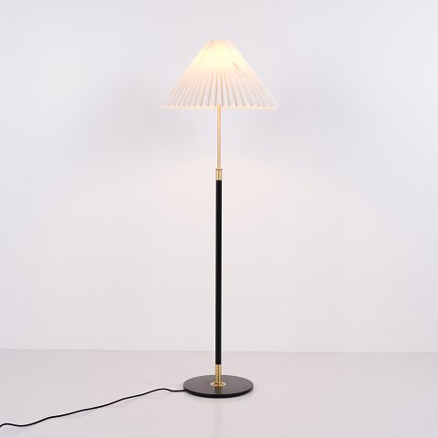 Aage Petersen Le Klint 351 Floor Lamp in Black and Brass