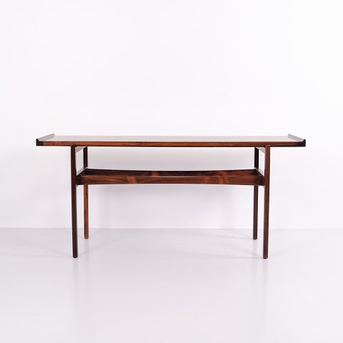 Jens Risom Rosewood Console Table / Side Table, 1960s