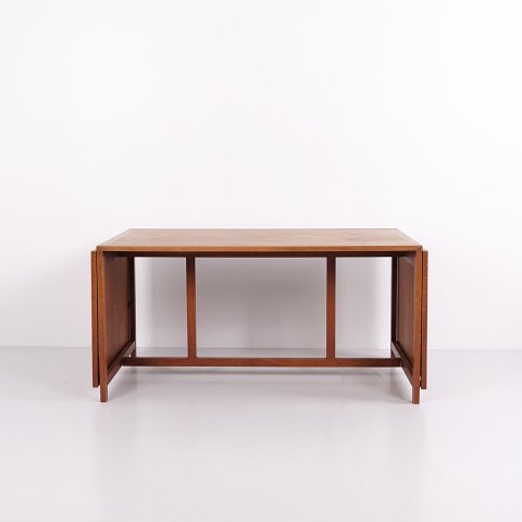 Danish Teak sofa Table with End Extension Leaves from the 1960s