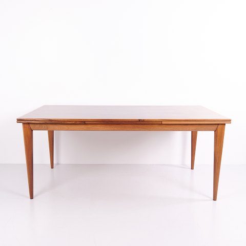 Niels Otto Møller Teak Dining Table with Extension Leaves for J.L. Møllers Møbelfabrik 1950s–60s