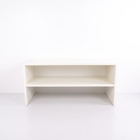 White Painted Solid Wood Desk from the 1980s