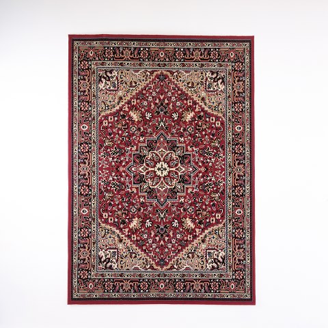 Persian Oriental Rug with Medallion and Floral Pattern 230 x 160 cm