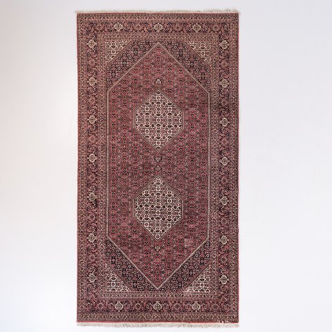 Bidjar Inspired Oriental Rug with Herati Pattern 291 x 151 cm