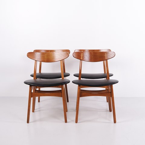 Hans J. Wegner Set of 4 CH30 Dining Chairs for Carl Hansen & Søn 1950s–60s