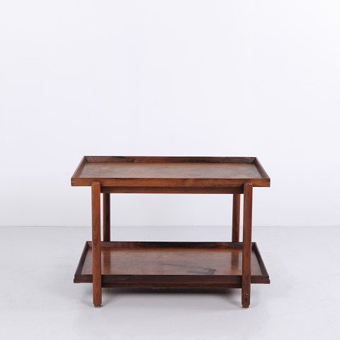 Poul Hundevad Model PH 23/2 Rosewood Serving Table for Vamdrup Stolefabrik