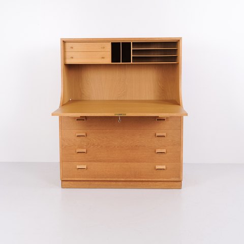 Børge Mogensen Oak Secretaire / Writing Desk for Søborg Møbelfabrik
