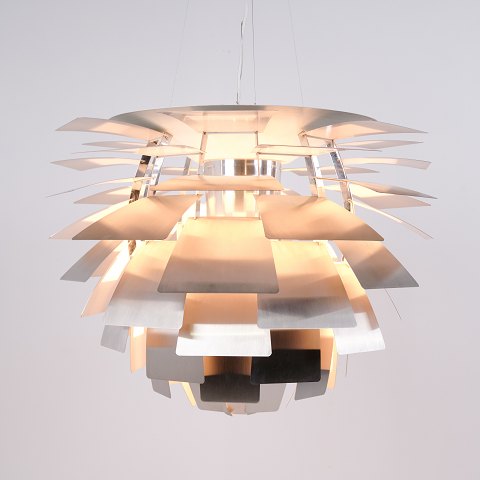 Poul Henningsen Artichoke Pendant in Brushed Steel Ø84 cm for Louis Poulsen