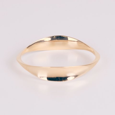 Hans Hansen Bangle 14 Karat Gold