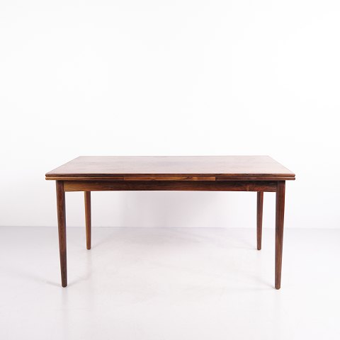 Mid-Century Scandinavian Rosewood Extendable Dining Table 1950s