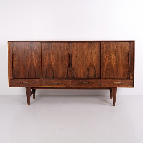 Danish Modern Rosewood Highboard by Farsø Møbelfabrik 1960s