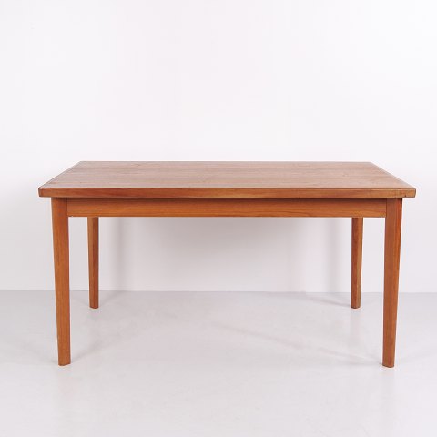 Vintage Danish Modern Teak Extendable Dining Table 145/245 cm 1960s