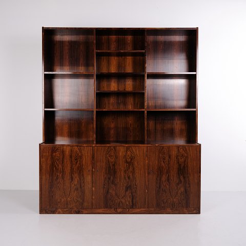 Gunni Omann Danish Modern Rosewood Bookcase / Sideboard for Omann Jun. 1960s