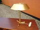 Table lamp in brass and teak Danish design from 1960 5000 m2 showroom