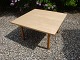 Coffee table in light oak designed by Hans Wegner stamped Andreas Tuck. 
5000m2 showroom.